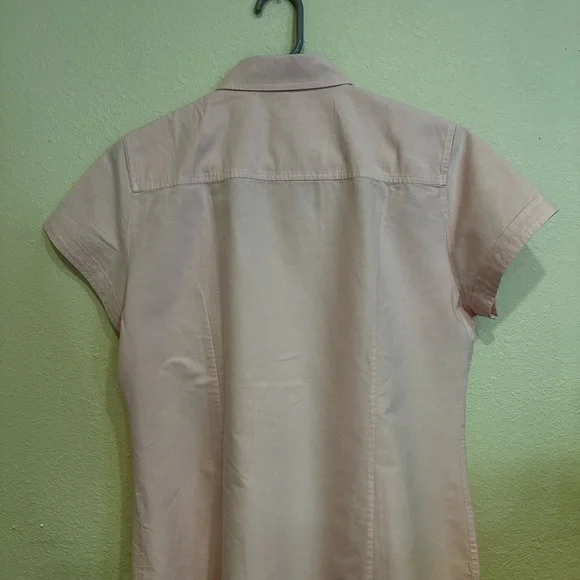 J. Crew Women’s Light Pink Casual Button Down Blouse—Size L - Picture 5 of 6